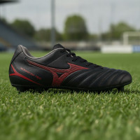 Mizuno Monarcida Neo III Select Gras Football Boots (FG) Black Red