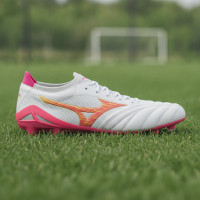 Mizuno Morelia Neo IV Beta Japan Grass Football Boots (FG) White Pink Orange