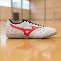 Mizuno Morelia Sala Club Zaalvoetbalschoenen (IN) Wit Rood Zwart