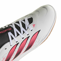 adidas Predator Club Zaalvoetbalschoenen (IN) Kids Wit Zwart Roze