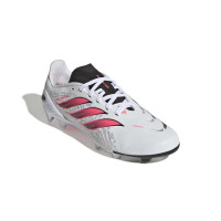 adidas Predator League Gras Voetbalschoenen (FG) Kids Wit Zwart Roze