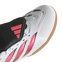 adidas Predator League FT Indoor Football Boots (IN) Kids White Black Pink