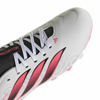 adidas Predator Club Gras / Kunstgras Voetbalschoenen (MG) Kids Wit Zwart Roze