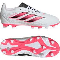 adidas Predator Club Gazon Naturel Gazon Artificiel Chaussures de Foot (MG) Enfants Blanc Noir Rose