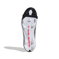 adidas Predator League FT Gras Voetbalschoenen (FG) Kids Wit Zwart Roze