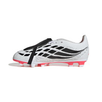 adidas Predator Club FT Gras / Kunstgras Voetbalschoenen (MG) Kids Wit Zwart Roze