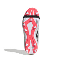 adidas Predator Club FT Gras / Kunstgras Voetbalschoenen (MG) Kids Wit Zwart Roze