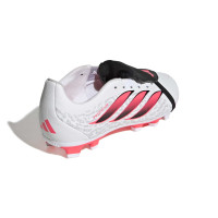 adidas Predator Club FT Gras / Kunstgras Voetbalschoenen (MG) Kids Wit Zwart Roze