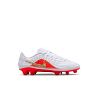 Nike Tiempo Maestro Club Grass/Artificial Grass Football Boots (MG) Toddlers White Bright Red Gold