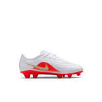 Nike Tiempo Maestro Club Grass/Artificial Grass Football Boots (MG) Toddlers White Bright Red Gold