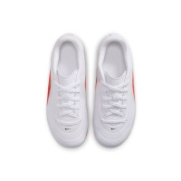 Nike Tiempo Maestro Club Grass/Artificial Grass Football Boots (MG) Toddlers White Bright Red Gold