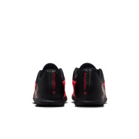 Nike Phantom 6 Low Club Indoor Football Boots (IN) Kids Black Bright Red Gold