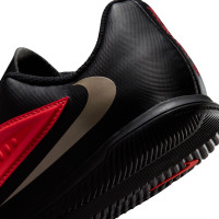 Nike Phantom 6 Low Club Indoor Football Boots (IN) Kids Black Bright Red Gold