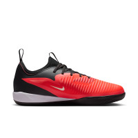 Nike Phantom 6 Low Academy Indoor Football Boots (IN) Kids Black Bright Red Gold