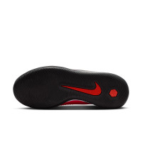 Nike Phantom 6 Low Academy Indoor Football Boots (IN) Kids Black Bright Red Gold