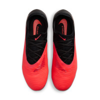 Nike Phantom 6 Low Pro Kunstgras Voetbalschoenen (AG) Zwart Felrood Goud