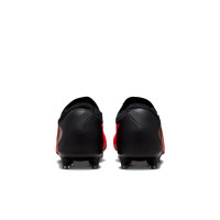 Nike Phantom 6 Low Pro Kunstgras Voetbalschoenen (AG) Zwart Felrood Goud