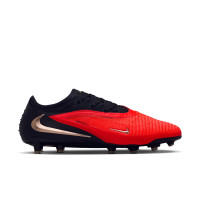 Nike Phantom 6 Low Elite Artificial Grass Football Boots (AG) Black Bright Red Gold