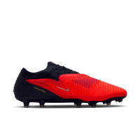 Nike Phantom 6 Low Elite Artificial Grass Football Boots (AG) Black Bright Red Gold