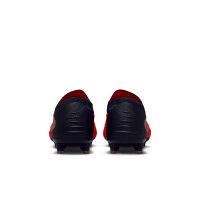 Nike Phantom 6 Low Elite Artificial Grass Football Boots (AG) Black Bright Red Gold