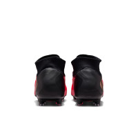 Nike Phantom 6 High Pro Artificial Grass Football Boots (AG) Black Bright Red Gold