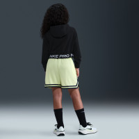 Nike Pro Fleece Trainingsjack Hooded Kids Zwart Wit