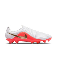 Nike Tiempo Maestro Academy Grass/Artificial Grass Football Boots (MG) White Bright Red Gold