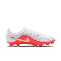 Nike Tiempo Maestro Academy Grass/Artificial Grass Football Boots (MG) White Bright Red Gold