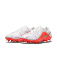 Nike Tiempo Maestro Academy Grass/Artificial Grass Football Boots (MG) White Bright Red Gold