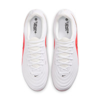 Nike Tiempo Maestro Academy Grass/Artificial Grass Football Boots (MG) White Bright Red Gold