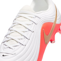 Nike Tiempo Maestro Academy Grass/Artificial Grass Football Boots (MG) White Bright Red Gold