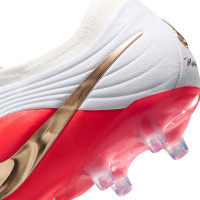 Nike Tiempo Maestro Elite Kunstgras Voetbalschoenen (AG) Wit Felrood Goud