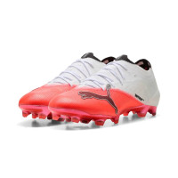 PUMA Ultra Nitro 7 Ultimate Gras Voetbalschoenen (FG) Wit Felrood Zwart