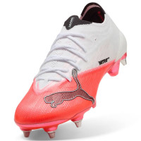 PUMA Ultra Nitro 7 Ultimate Iron Stud Football Boots (SG) White Bright Red Black