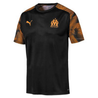 PUMA Olympique Marseille Trainingsshirt 2019-2020 Zwart Oranje