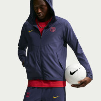 Nike FC Barcelona City Side Training Jacket 2026-2027 Dark Blue Golden Yellow Pink