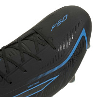 adidas F50 Hyperfast League IJzeren-Nop Voetbalschoenen (SG) Zwart Zwart Blauw