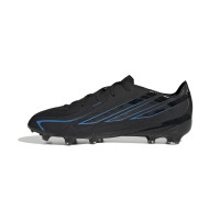 adidas F50 Hyperfast Elite Gras Football Boots (FG) Kids Black Black Blue