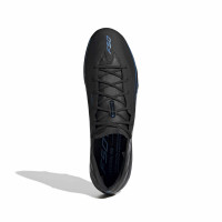 adidas F50 Hyperfast Elite IJzeren-Nop Voetbalschoenen (SG) Zwart Zwart Blauw