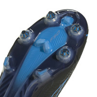 adidas F50 Hyperfast Elite IJzeren-Nop Voetbalschoenen (SG) Zwart Zwart Blauw
