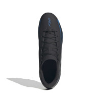 adidas F50 Hyperfast Club Grass/Artificial Grass Football Boots (MG) Black Black Blue