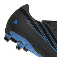adidas F50 Hyperfast Club Grass/Artificial Grass Football Boots (MG) Black Black Blue