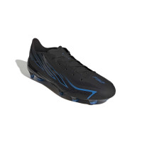 adidas F50 Hyperfast League Gras (FG) Football Boots Black Black Blue
