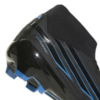 adidas F50 Hyperfast League Mid Gras (FG) Football Boots Black Black Blue