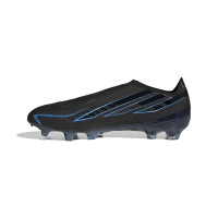 adidas F50 Hyperfast Elite Veterloze Gras Voetbalschoenen (FG) Zwart Zwart Blauw