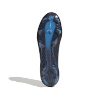 adidas F50 Hyperfast Elite Veterloze Gras Voetbalschoenen (FG) Zwart Zwart Blauw