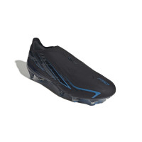 adidas F50 Hyperfast Elite Veterloze Gras Voetbalschoenen (FG) Zwart Zwart Blauw