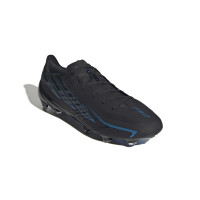 adidas F50 Hyperfast Pro Gras Voetbalschoenen (FG) Zwart Zwart Blauw