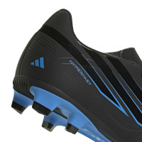 adidas F50 Hyperfast Club Grass/Artificial Grass Football Boots (MG) Kids Black Black Blue