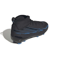 adidas F50 Hyperfast League Mid Gras (FG) Football Boots (FG) Kids Black Black Blue